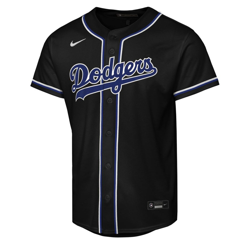 Freddie Freeman Los Angeles Dodgers Nike Youth Fashion Replica Player Jersey - Black Official MLB Team Apparel Baseball Fan Gear