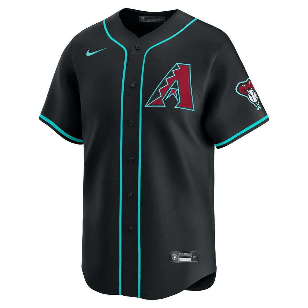 Ketel Marte Arizona Diamondbacks Nike Alternate Limited Jersey - Black Official MLB Team Apparel Baseball Fan Gear
