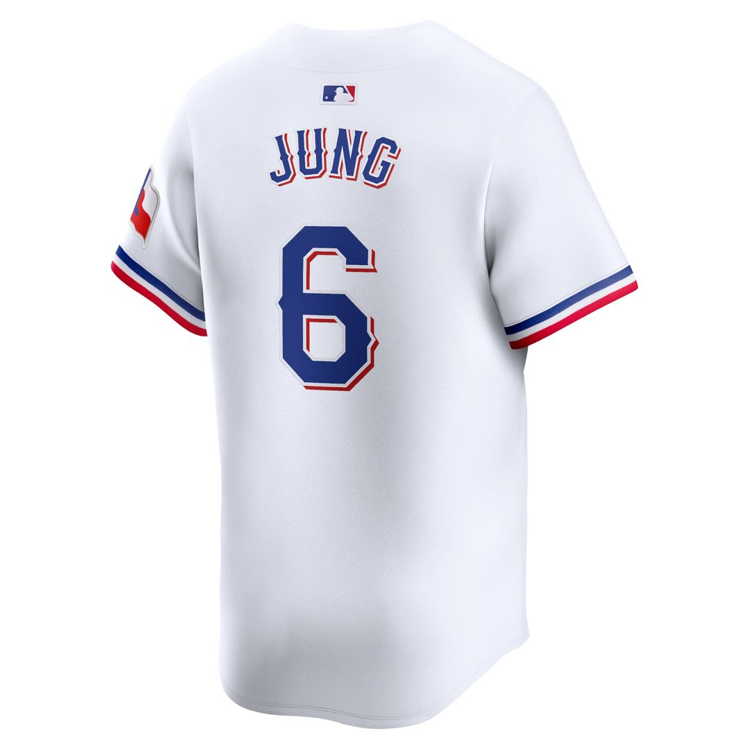 Josh Jung Texas Rangers Nike Home Limited Player Jersey - White Official MLB Team Apparel Baseball Fan Gear
