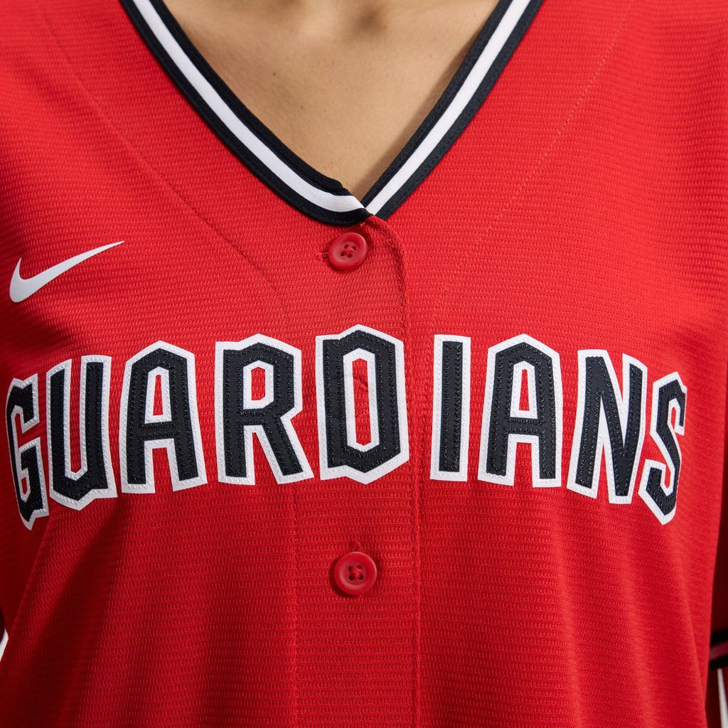 Cleveland Guardians Nike Women's Alternate 2 Replica Jersey - Red Official MLB Team Apparel Baseball Fan Gear