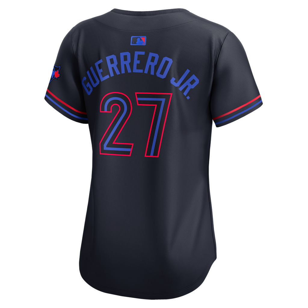 Vladimir Guerrero Jr. Toronto Blue Jays Nike Women's 2024 City Connect Limited Player Jersey - Navy Official MLB Team Apparel Baseball Fan Gear