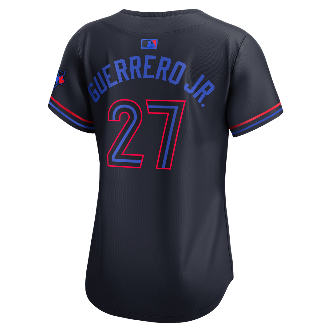 Vladimir Guerrero Jr. Toronto Blue Jays Nike Women's 2024 City Connect Limited Player Jersey - Navy Official MLB Team Apparel Baseball Fan Gear