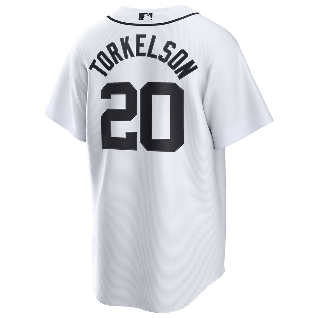 Spencer Torkelson Detroit Tigers Nike Home Replica Jersey - White Official MLB Team Apparel Baseball Fan Gear