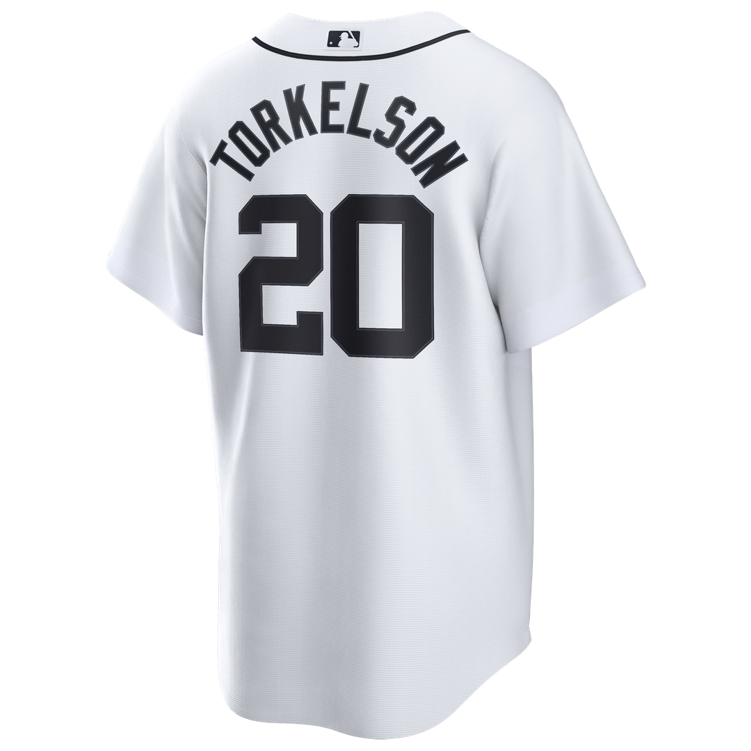 Spencer Torkelson Detroit Tigers Nike Home Replica Jersey - White Official MLB Team Apparel Baseball Fan Gear