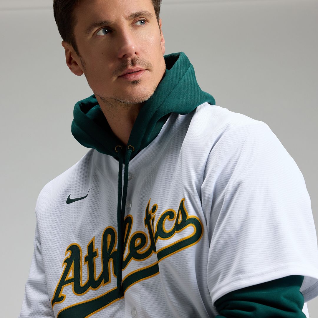 Nick Kurtz Athletics Nike Home Replica Player Jersey - White Official MLB Team Apparel Baseball Fan Gear