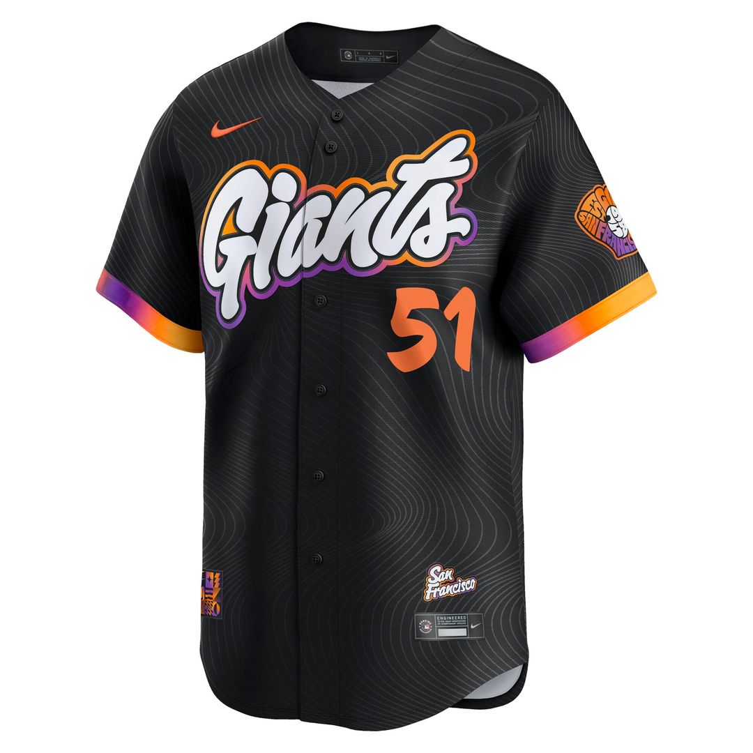 Jung Hoo Lee San Francisco Giants Nike 2025 City Connect Limited Jersey - Black Official MLB Team Apparel Baseball Fan Gear