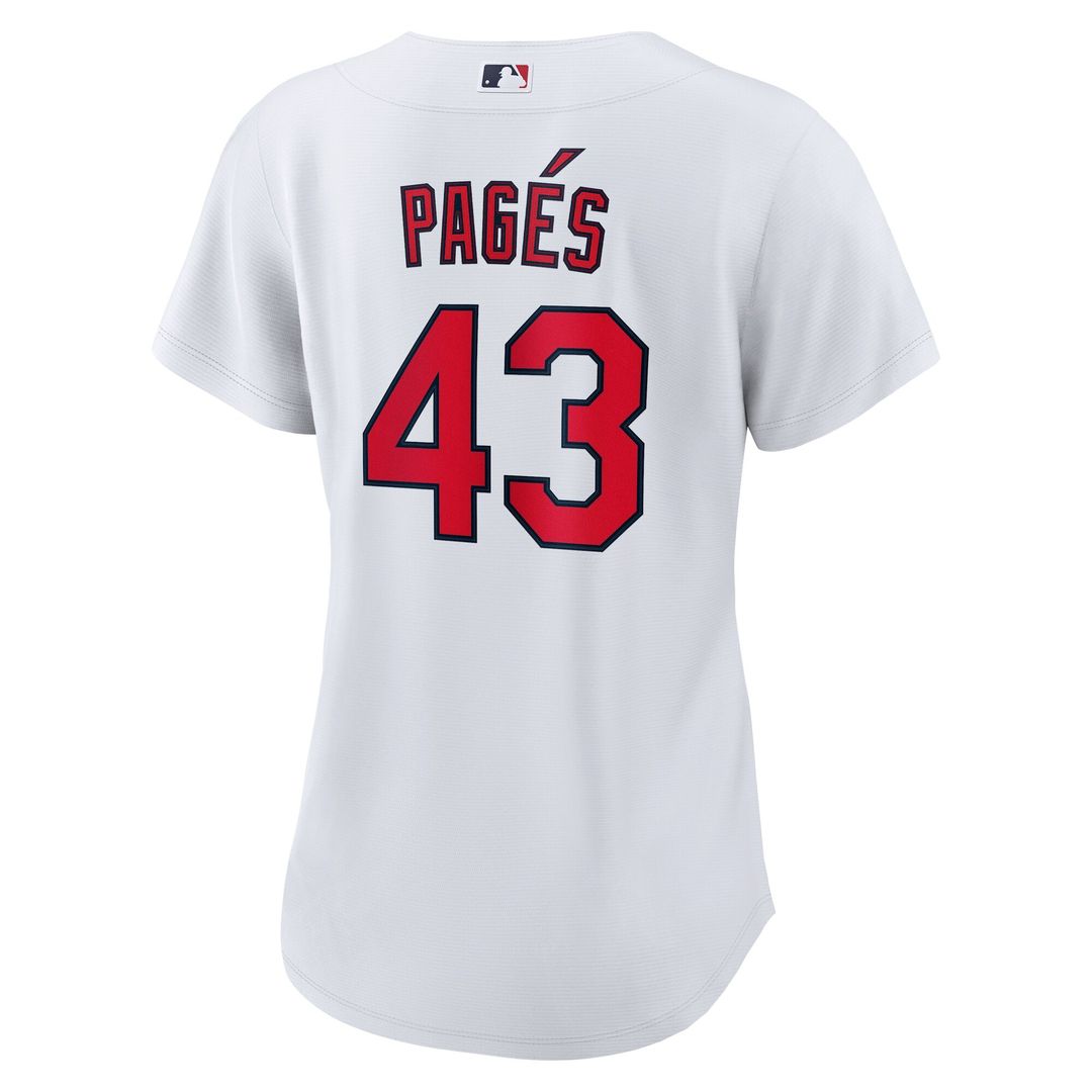Pedro Pagés St. Louis Cardinals Nike Women's Home Replica Jersey - White Official MLB Team Apparel Baseball Fan Gear
