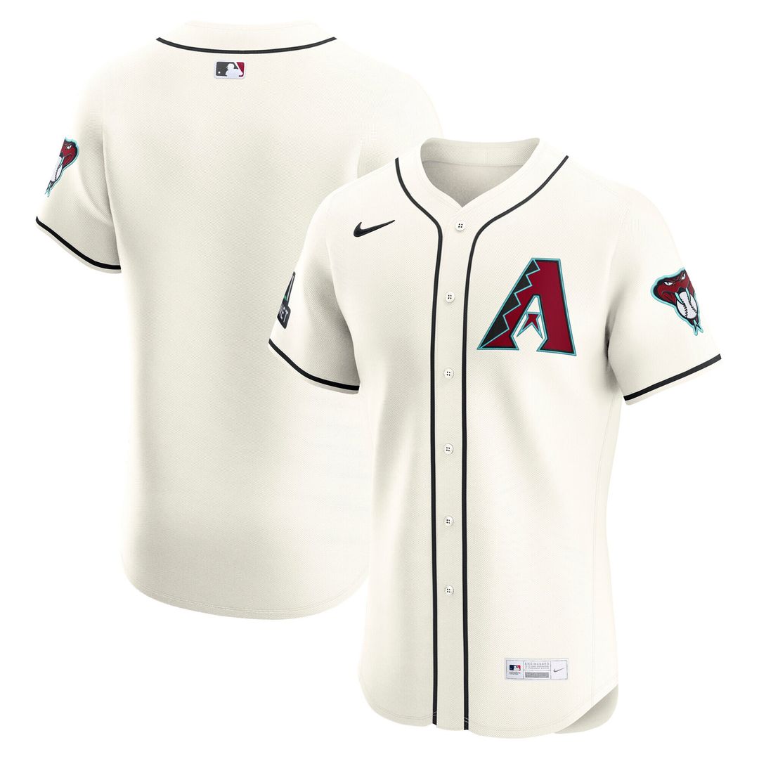 Arizona Diamondbacks Nike Home Elite Jersey - Cream Official MLB Team Apparel Baseball Fan Gear