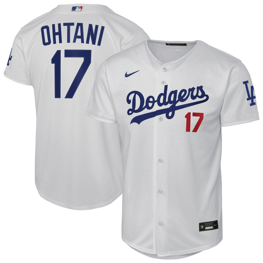 Shohei Ohtani Los Angeles Dodgers Nike Youth Home Stadium Jersey - White Official MLB Team Apparel Baseball Fan Gear