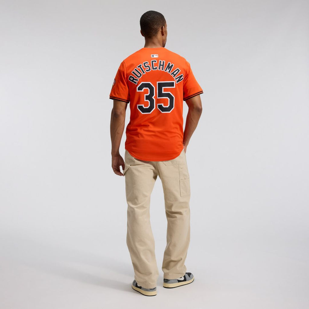 Adley Rutschman Baltimore Orioles Nike 2nd Alternate Limited Player Jersey - Orange Official MLB Team Apparel Baseball Fan Gear
