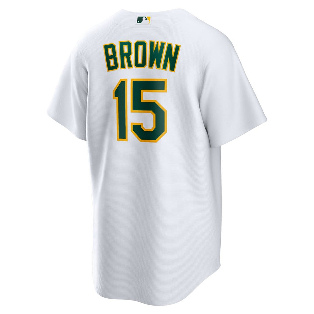 Seth Brown Athletics Nike Home Replica Jersey - White Official MLB Team Apparel Baseball Fan Gear