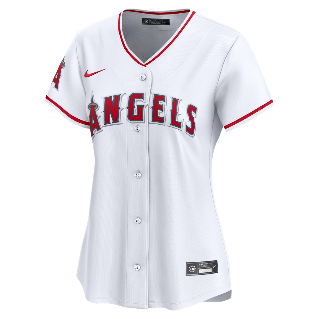 Los Angeles Angels Nike Women's Home Limited Jersey - White Official MLB Team Apparel Baseball Fan Gear