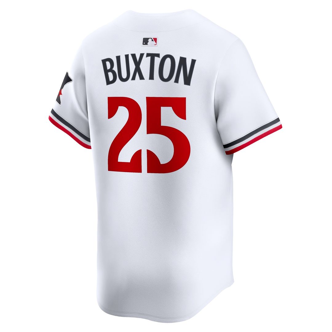 Byron Buxton Minnesota Twins Nike Home Limited Player Jersey - White Official MLB Team Apparel Baseball Fan Gear