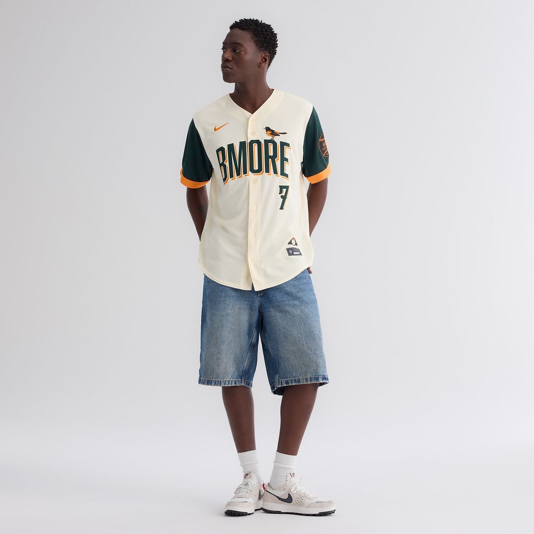 Jackson Holliday Baltimore Orioles Nike 2026 City Connect Stadium Jersey - Cream Official MLB Team Apparel Baseball Fan Gear