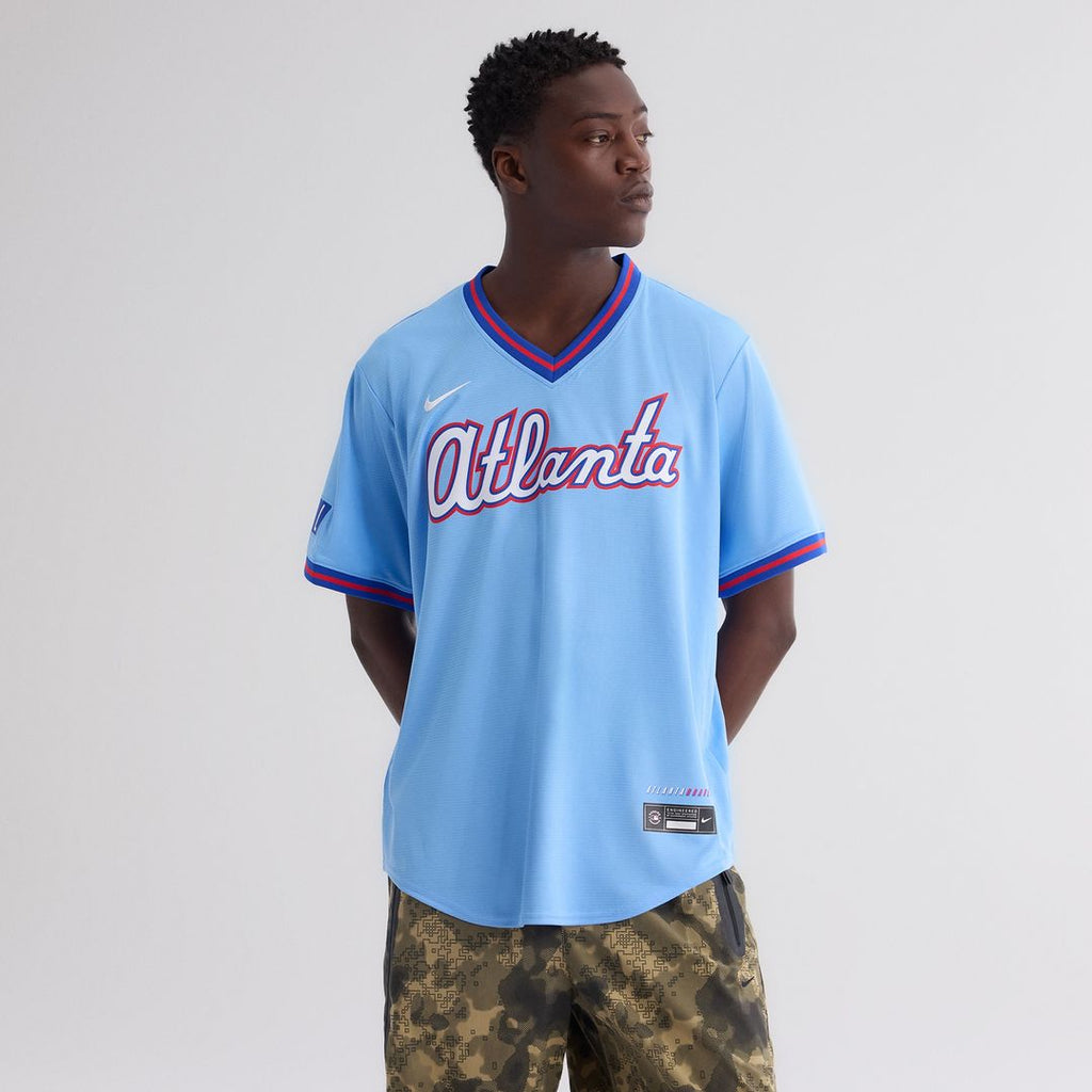 Atlanta Braves Nike 2026 City Connect Stadium Jersey - Powder Blue Official MLB Team Apparel Baseball Fan Gear