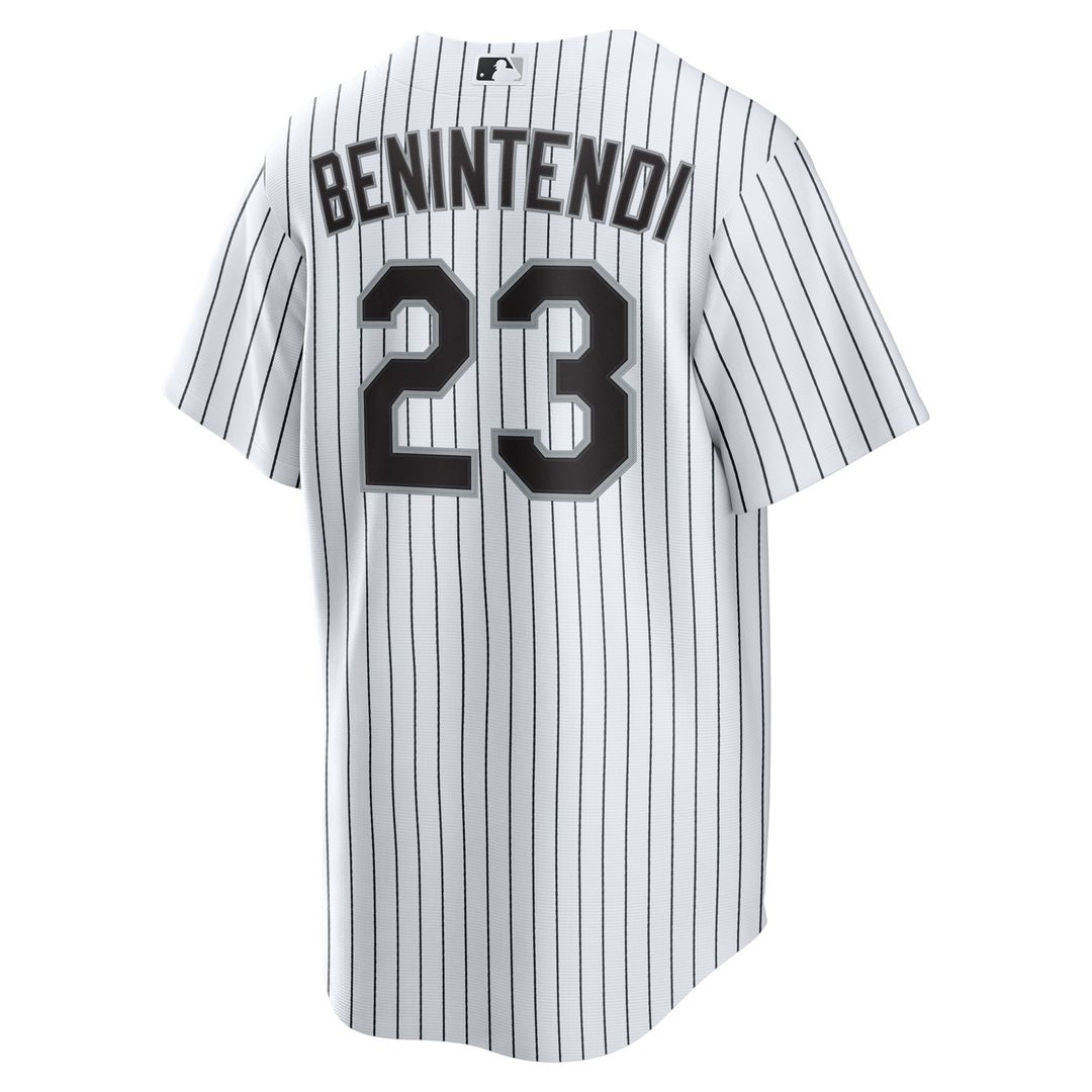 Andrew Benintendi Chicago White Sox Nike Home Official Player Jersey - White/Black Official MLB Team Apparel Baseball Fan Gear