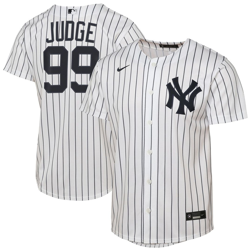 Aaron Judge New York Yankees Nike Youth Home Replica Player Jersey - White Official MLB Team Apparel Baseball Fan Gear