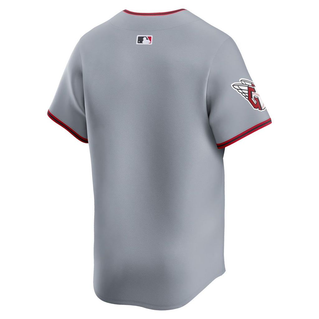 Cleveland Guardians Nike Road Limited Jersey - Gray Official MLB Team Apparel Baseball Fan Gear