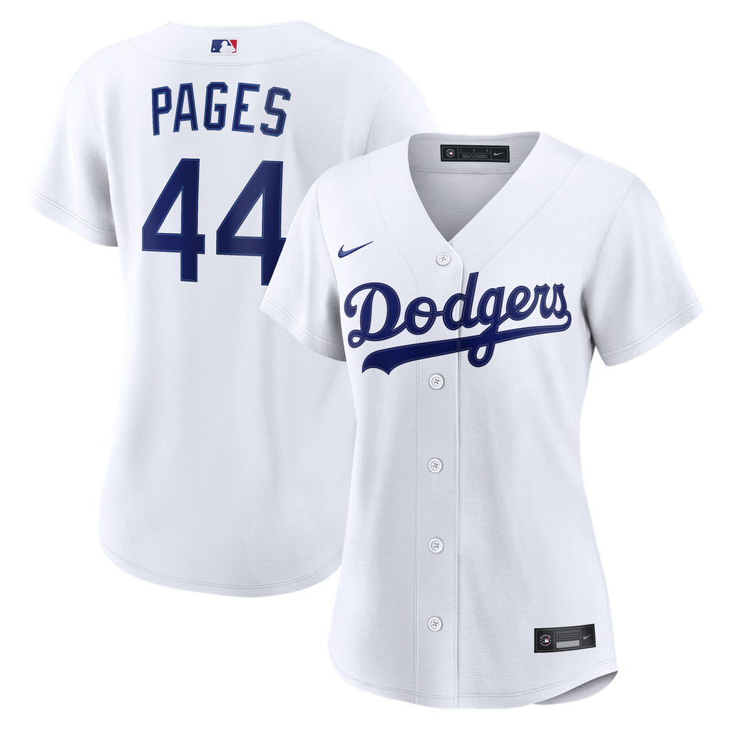 Andy Pages Los Angeles Dodgers Nike Women's Home Replica Jersey - White Official MLB Team Apparel Baseball Fan Gear