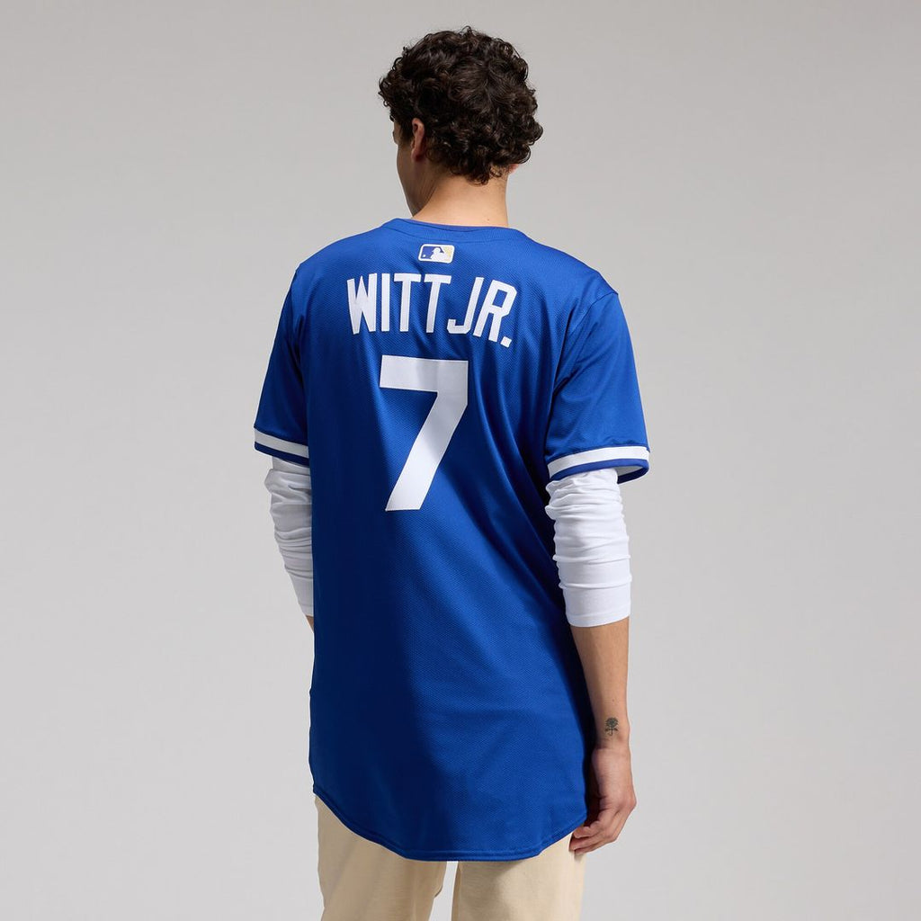 Bobby Witt Jr. Kansas City Royals Nike Home ElitePlayer Jersey - White Official MLB Team Apparel Baseball Fan Gear