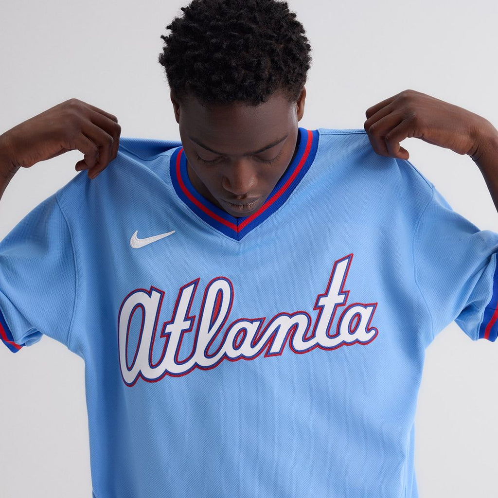 Atlanta Braves Nike 2026 City Connect Authentic Jersey - Powder Blue Official MLB Team Apparel Baseball Fan Gear