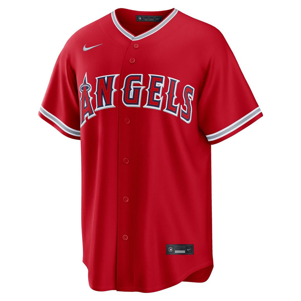 Los Angeles Angels Nike Alternate Replica Jersey - Red Official MLB Team Apparel Baseball Fan Gear