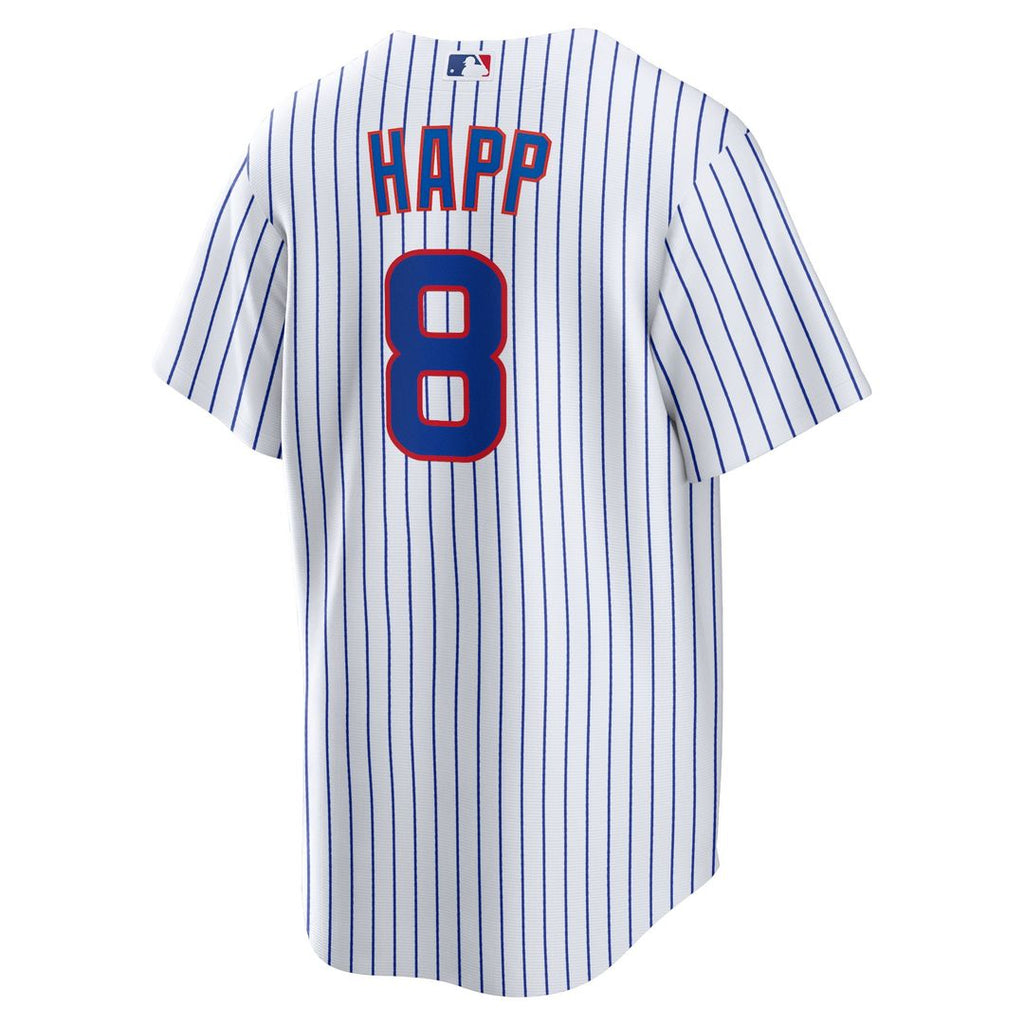 Ian Happ Chicago Cubs Nike Home Replica Jersey - White Official MLB Team Apparel Baseball Fan Gear