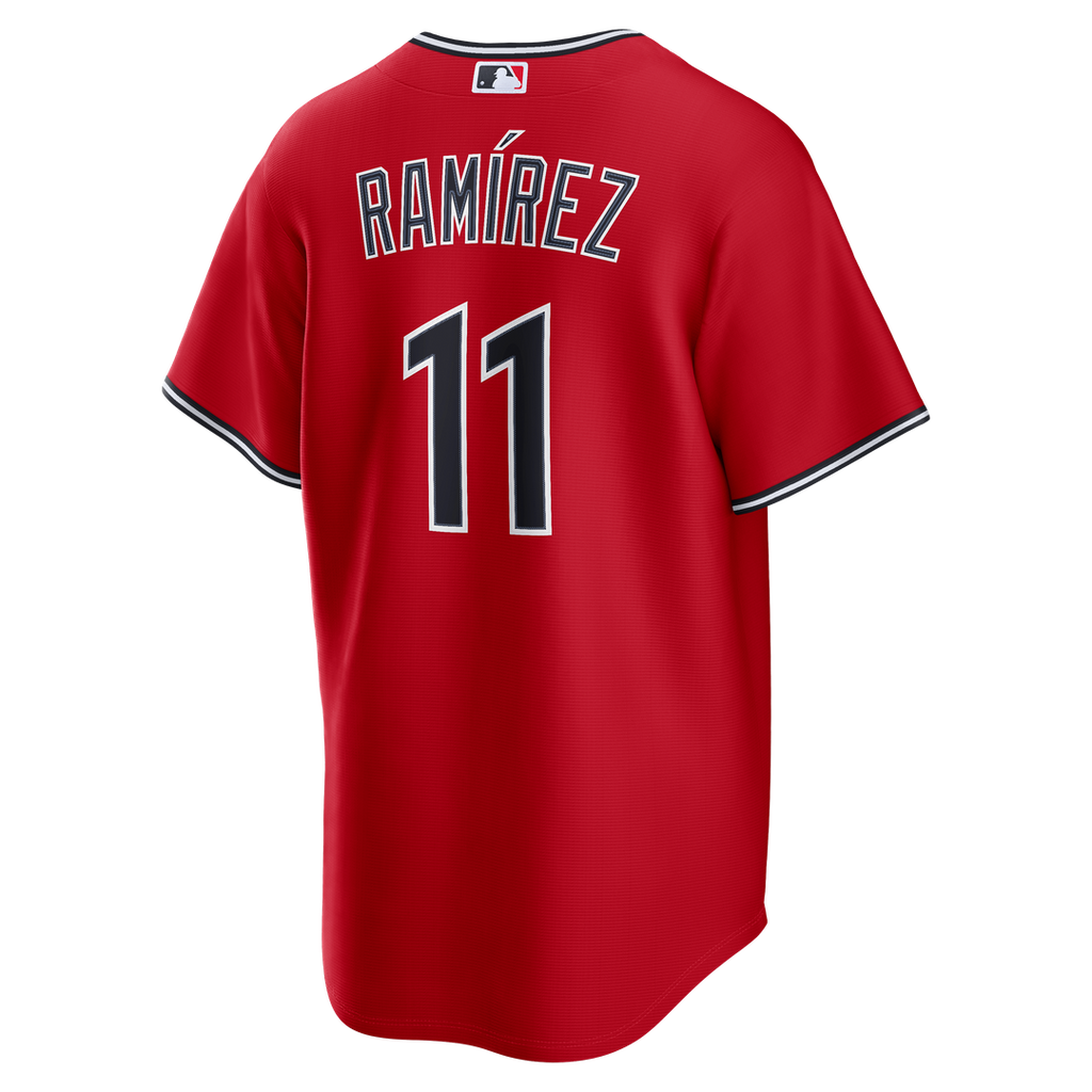 José Ramírez Cleveland Guardians Nike Alternate Replica Jersey - Red Official MLB Team Apparel Baseball Fan Gear