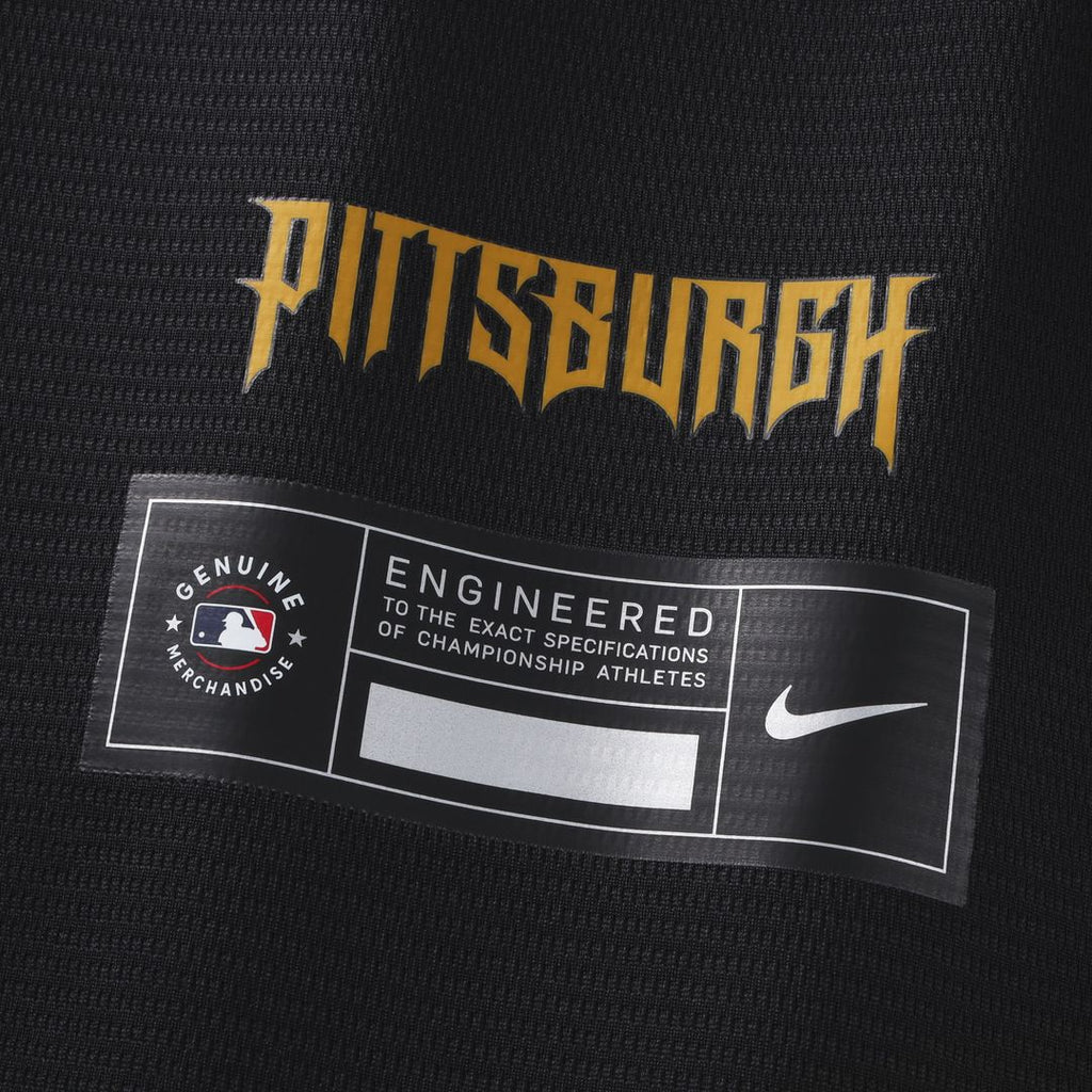 Konnor Griffin Pittsburgh Pirates Nike 2026 City Connect Stadium Jersey - Black Official MLB Team Apparel Baseball Fan Gear