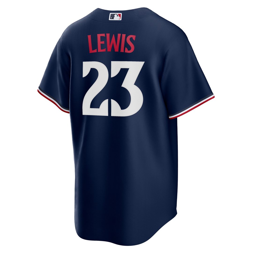 Royce Lewis Minnesota Twins Nike Alternate 2 Replica Jersey - Navy Official MLB Team Apparel Baseball Fan Gear