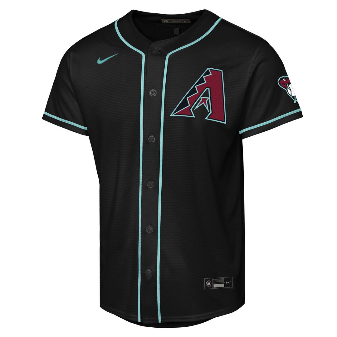 Arizona Diamondbacks Nike Youth Alternate Stadium Jersey - Black Official MLB Team Apparel Baseball Fan Gear