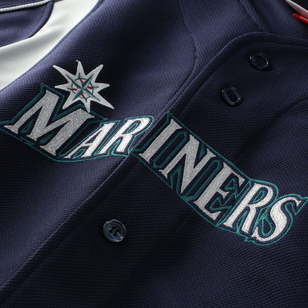Ichiro Suzuki Seattle Mariners Mitchell & Ness Cooperstown Collection Batting Practice Jersey - Navy Official MLB Team Apparel Baseball Fan Gear