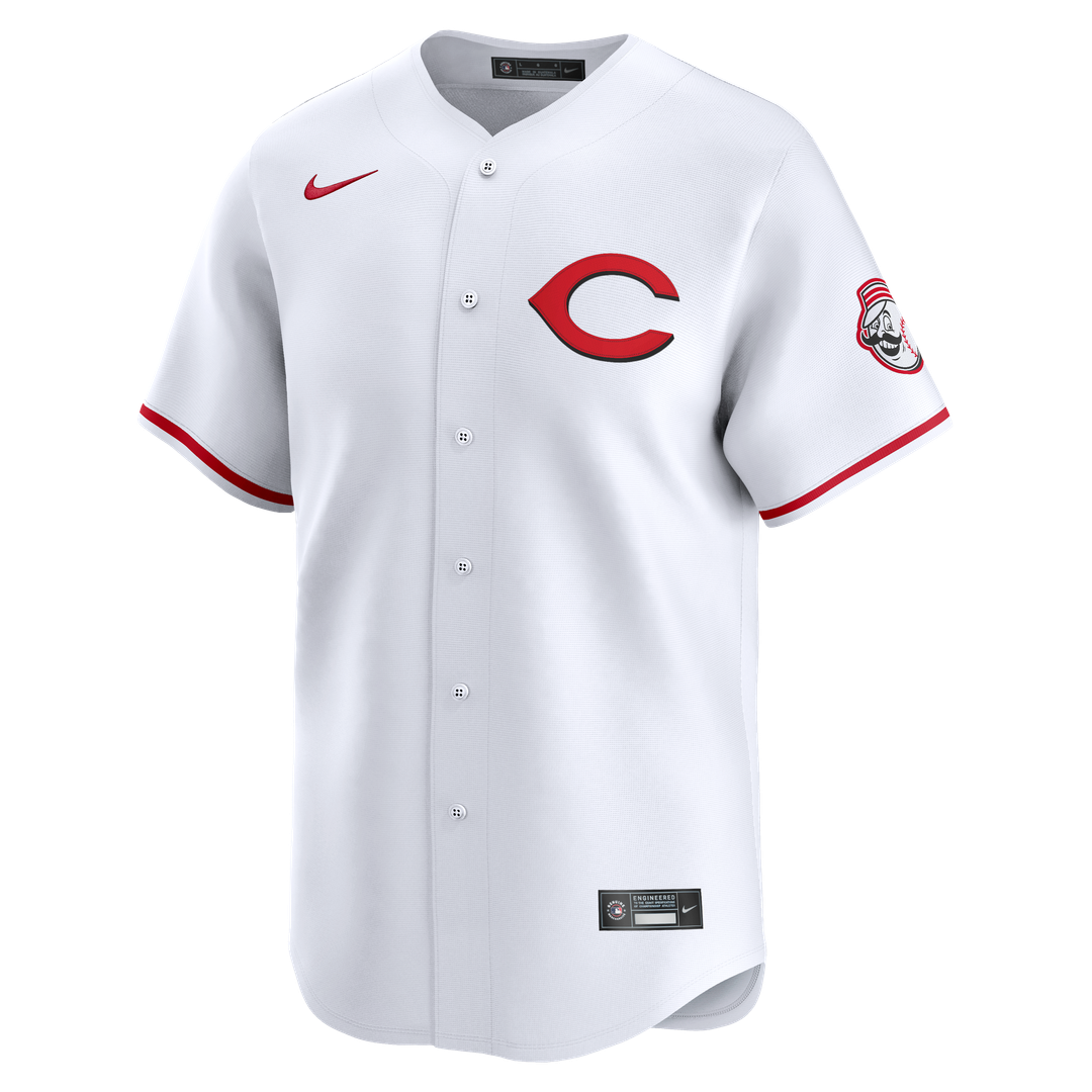 Elly De La Cruz Cincinnati Reds Nike Alternate 2 Limited Player Jersey - White Official MLB Team Apparel Baseball Fan Gear