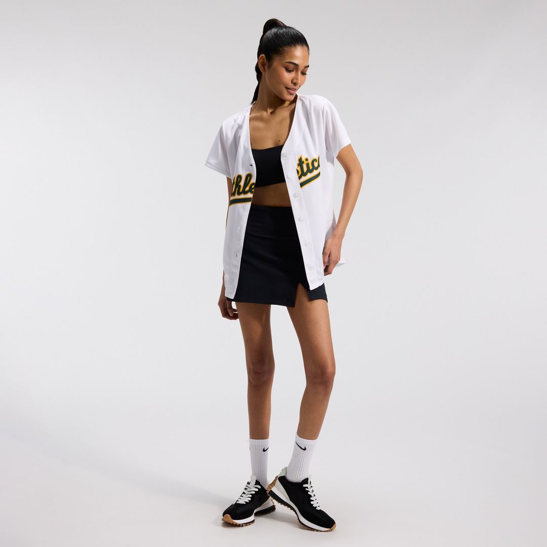 Athletics Nike Women's Home Replica Team Jersey - White Official MLB Team Apparel Baseball Fan Gear