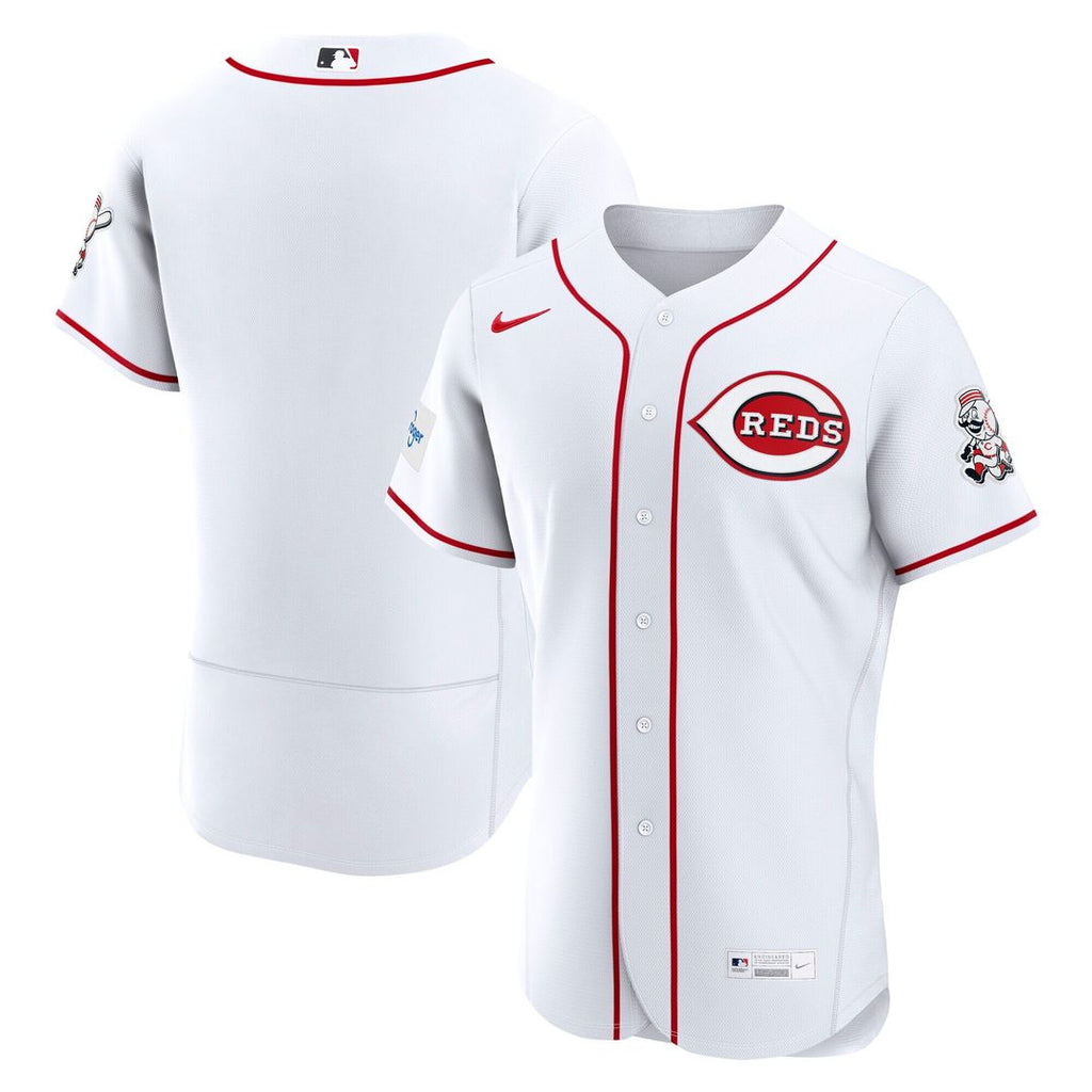 Cincinnati Reds Nike Home Authentic Jersey - White Official MLB Team Apparel Baseball Fan Gear