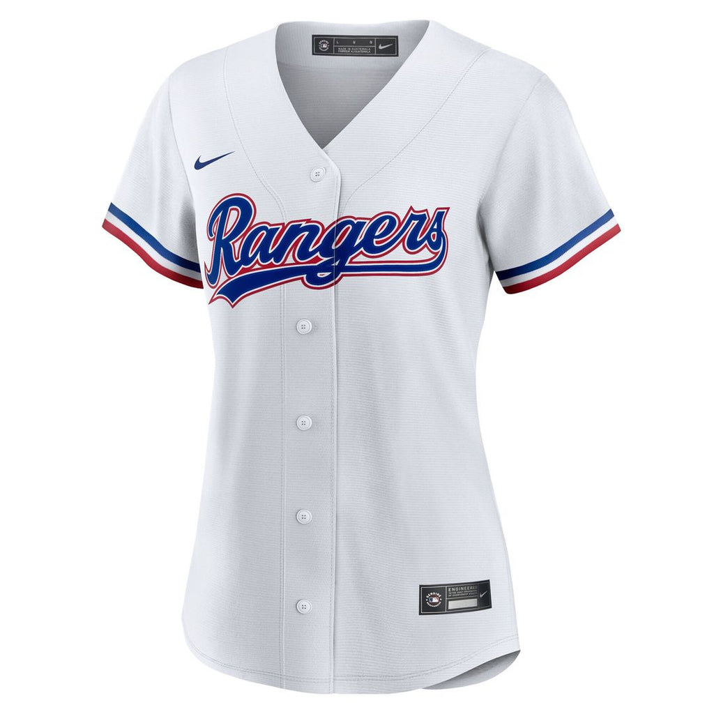 Wyatt Langford Texas Rangers Nike Women's Home Replica Jersey - White Official MLB Team Apparel Baseball Fan Gear
