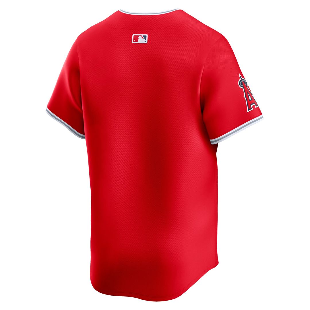 Los Angeles Angels Nike Alternate Limited Jersey - Red Official MLB Team Apparel Baseball Fan Gear