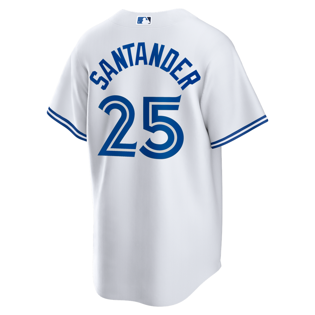 Anthony Santander Toronto Blue Jays Nike Home Replica Jersey - White Official MLB Team Apparel Baseball Fan Gear