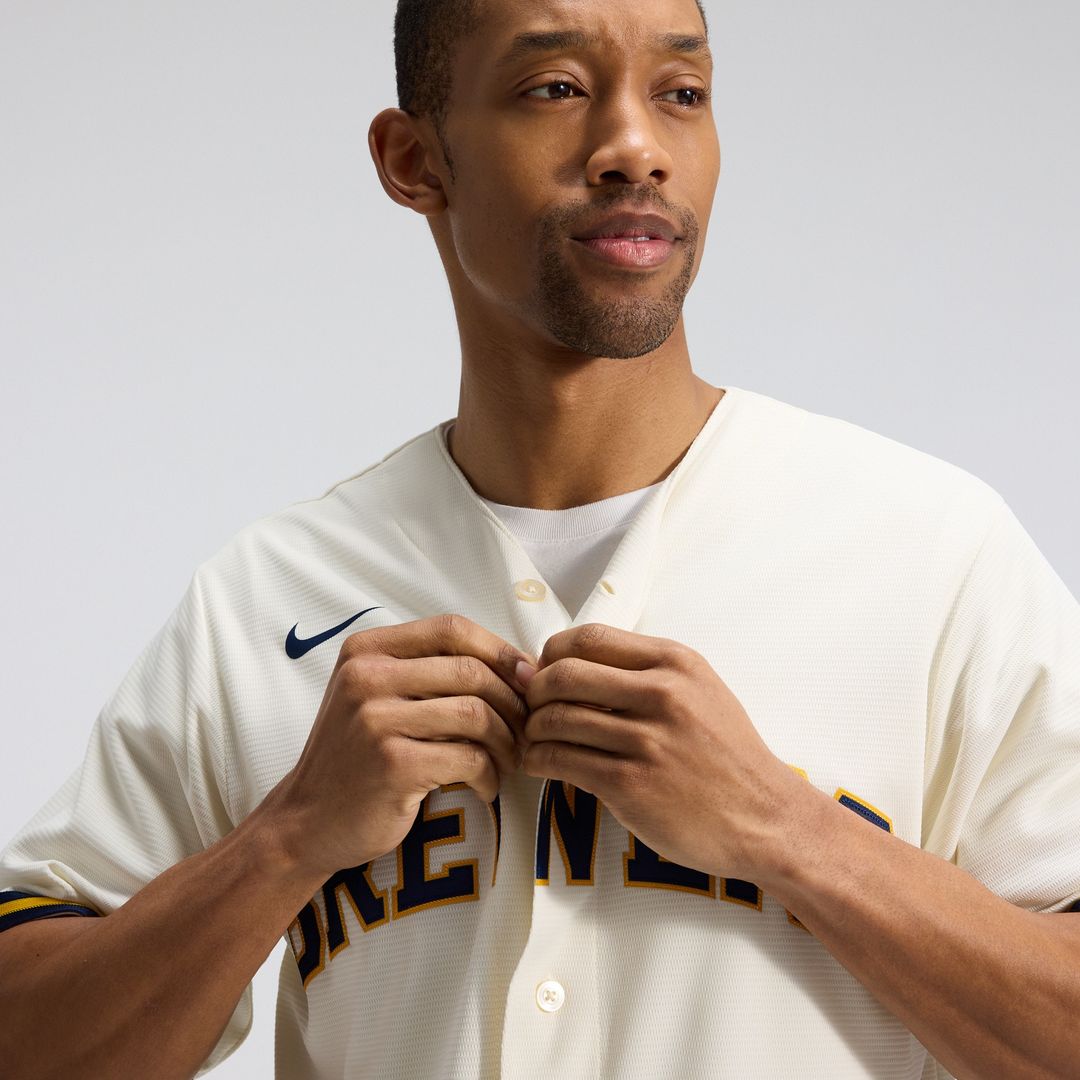 Milwaukee Brewers Nike Alternate Replica Team Jersey - Navy Official MLB Team Apparel Baseball Fan Gear