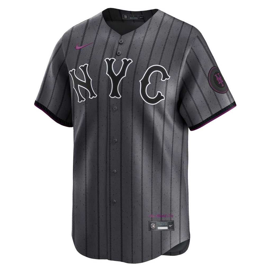 Juan Soto New York Mets Nike City Connect Limited Jersey - Gray Official MLB Team Apparel Baseball Fan Gear