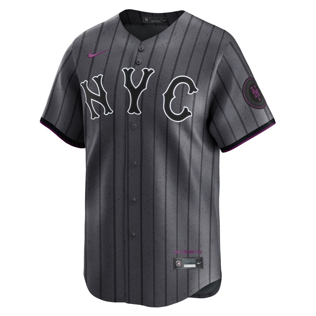 Juan Soto New York Mets Nike City Connect Limited Jersey - Gray Official MLB Team Apparel Baseball Fan Gear