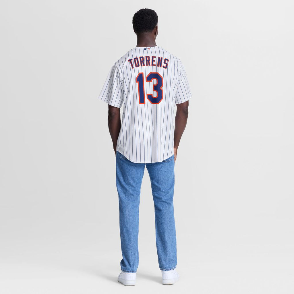 Luis Torrens New York Mets Nike Home Replica Jersey - White Official MLB Team Apparel Baseball Fan Gear