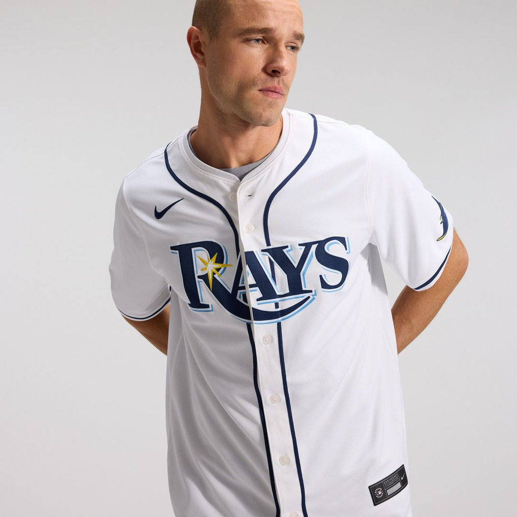 Yandy Diaz Tampa Bay Rays Nike Home Limited Player Jersey - White Official MLB Team Apparel Baseball Fan Gear