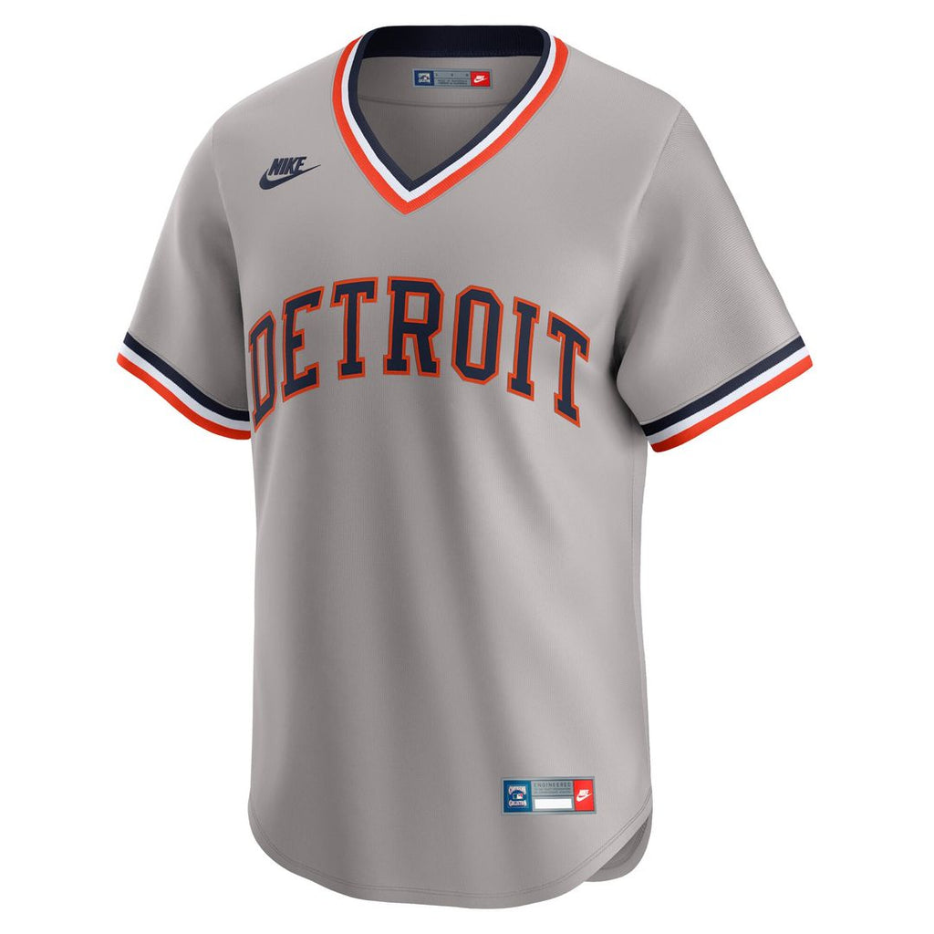 Alan Trammell Detroit Tigers Nike Cooperstown Collection Limited Jersey - Gray Official MLB Team Apparel Baseball Fan Gear