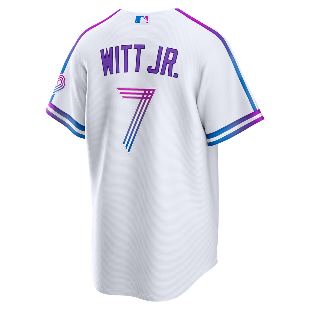 Bobby Witt Jr. Kansas City Royals Nike 2026 City Connect Stadium Jersey - White Official MLB Team Apparel Baseball Fan Gear