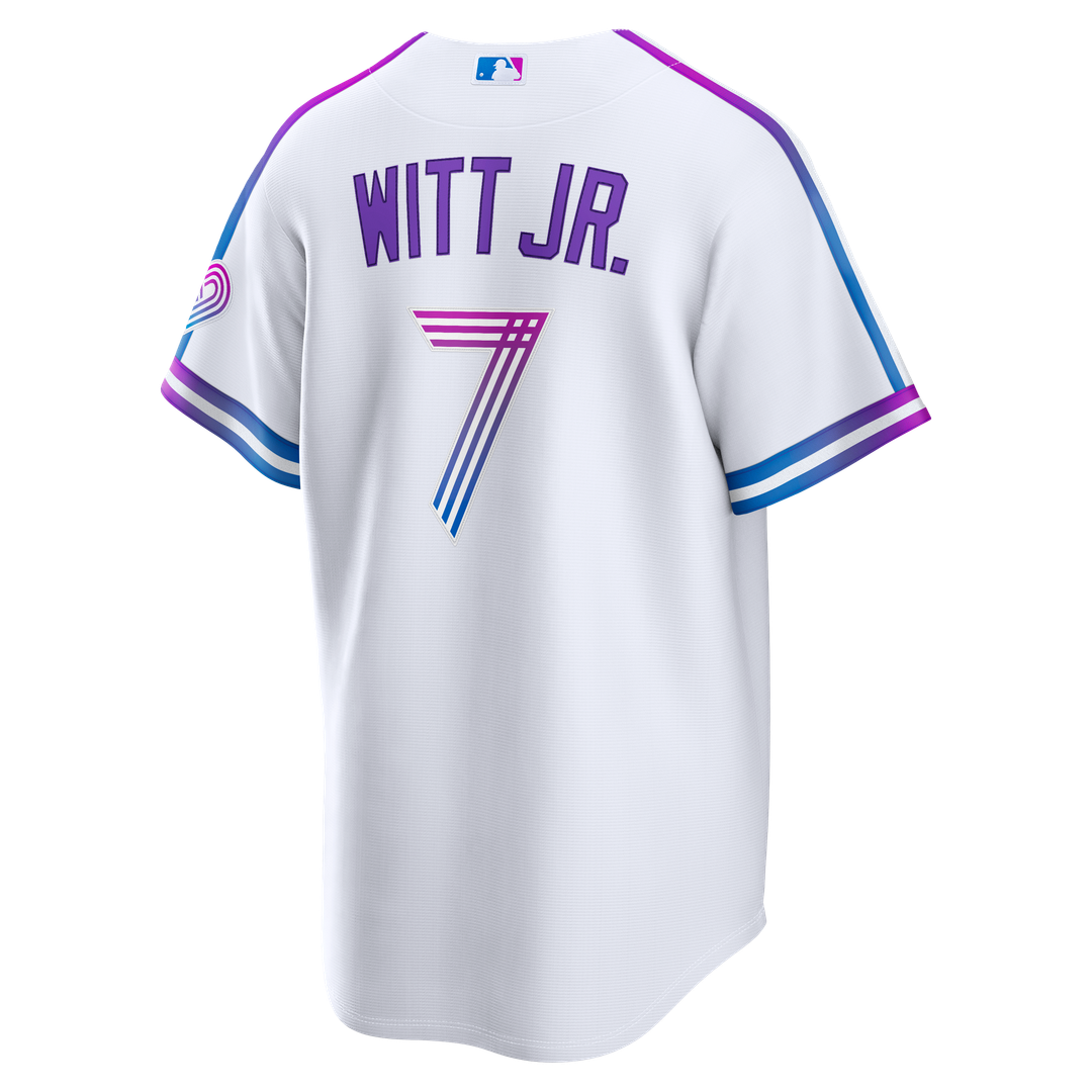 Bobby Witt Jr. Kansas City Royals Nike 2026 City Connect Stadium Jersey - White Official MLB Team Apparel Baseball Fan Gear