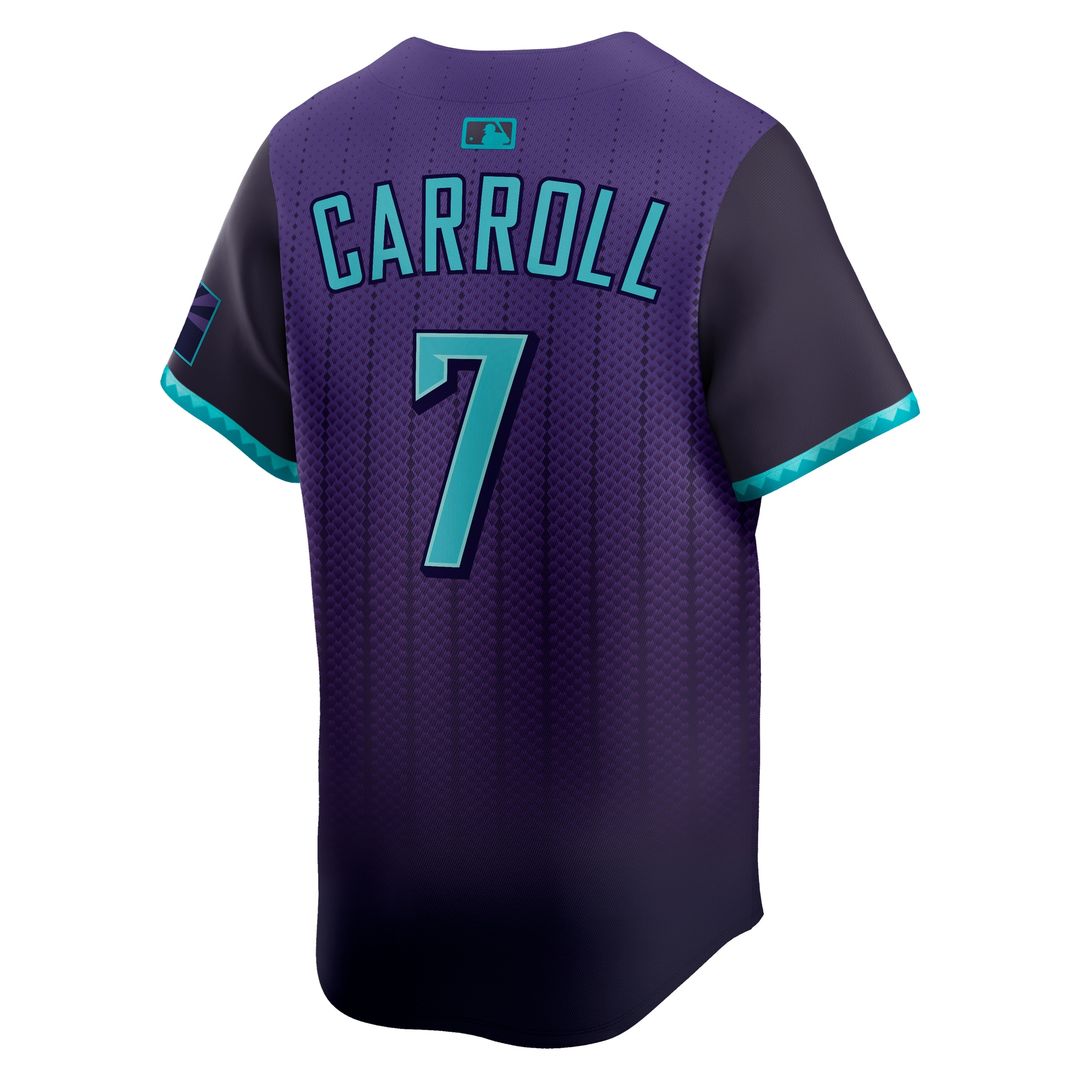 Corbin Carroll Arizona Diamondbacks Nike 2025 City Connect Limited Player Jersey - Purple Official MLB Team Apparel Baseball Fan Gear