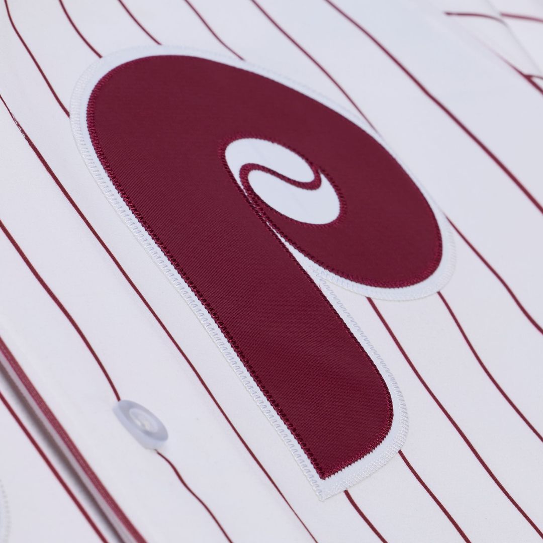 Chase Utley Philadelphia Phillies Mitchell & Ness 2003 Cooperstown Collection Authentic Jersey - White Official MLB Team Apparel Baseball Fan Gear