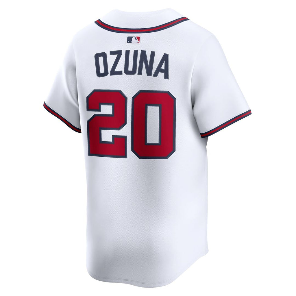 Marcell Ozuna Atlanta Braves Nike Home Limited Player Jersey - White Official MLB Team Apparel Baseball Fan Gear