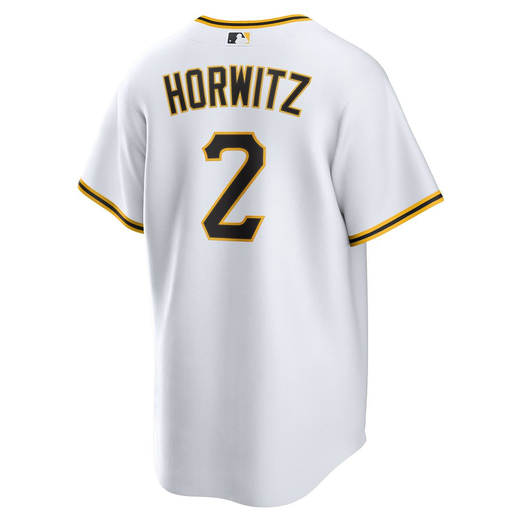Spencer Horwitz Pittsburgh Pirates Nike Home Replica Jersey - White Official MLB Team Apparel Baseball Fan Gear